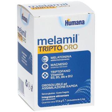 Melamil Tripto Oro Integratore per Sistema Nervoso 24 Bustine