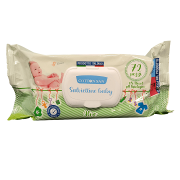 Idrofil Salviettine Baby Aloe 72 Pezzi