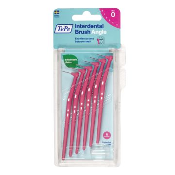TePe Angle Rosa Scovolini 0,4 mm ISO 0 6 Pezzi