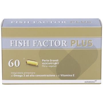 Fish Factor Plus Integratore Omega 3 60 Perle Grandi