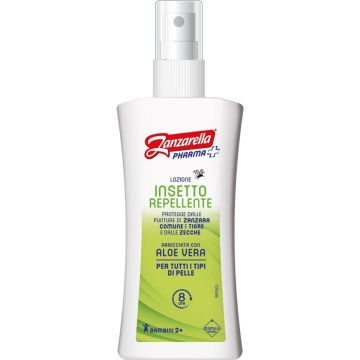 Zanzarella Lozione Insetto Repellente Con Aloe 100 ml