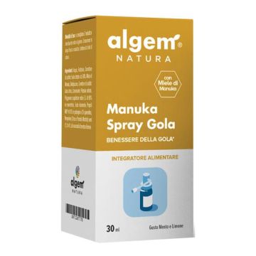 Algem Natura Manuka Spray Gola Integratore Alimentare 30 ml
