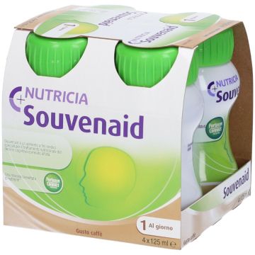 Souvenaid Alimento Dietetico Fini Speciali Gusto Caffè 4x125 ml