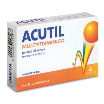Acutil Multivitaminico Integratore Energetico 30 Compresse Rivestite