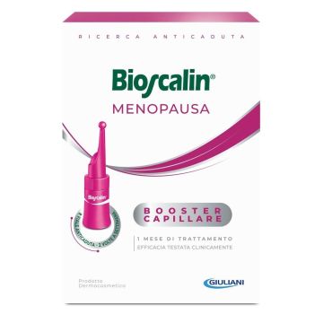 Bioscalin Menopausa Donna Booster Capillare Trattamento Rinforzante Capelli 8 Fiale