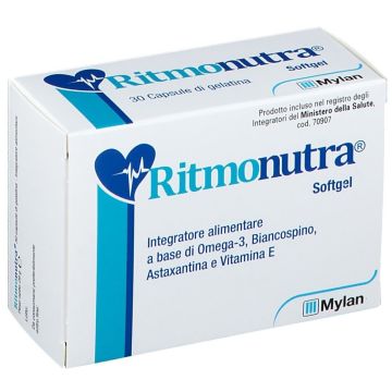 Ritmonutra Omega-3 e Biancospino 30 Capsule Softgel