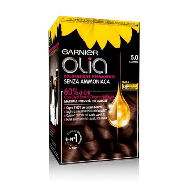 GARNIER - Olia - Colorazione Permanente Senza Ammoniaca N. 5.0 Castano