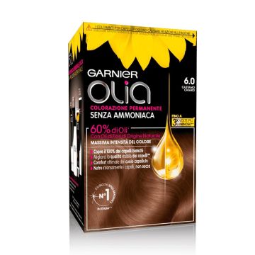 GARNIER - Olia - Colorazione Permanente Senza Ammoniaca N. 6.0 castano chiaro