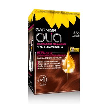 GARNIER - Olia - Colorazione Permanente Senza Ammoniaca N.5,35 Castano cioccolato