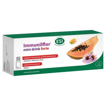 ESI Immunilflor Forte Papaya Sistema Immunitario 12 Mini Drink