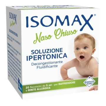 Isomax Naso Chiuso Soluzione Ipertonica 3% 20 Flaconcini da 5 ml