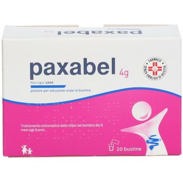 Paxabel 4g Macrogol 4000 Polvere Soluzione Orale 20 Bustine