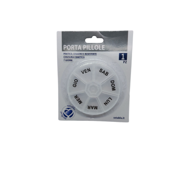 Setablu Portapillola Rotondo Premium 1 Pezzo