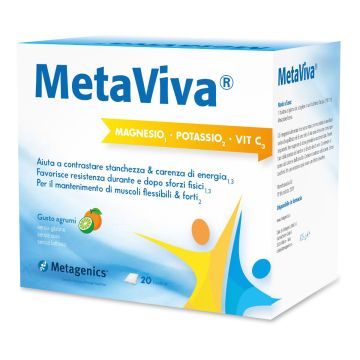 Metaviva Magnesio Potassio Vitamina C 20 Bustine