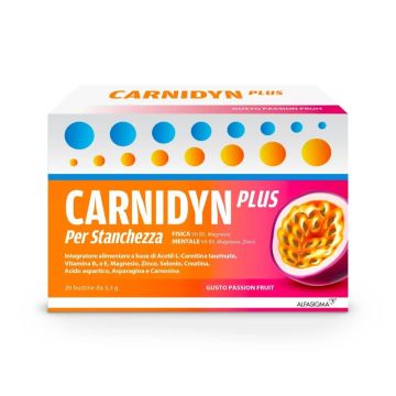Carnidyn Plus 20 Bustine Gusto Passion Fruit 5,3g