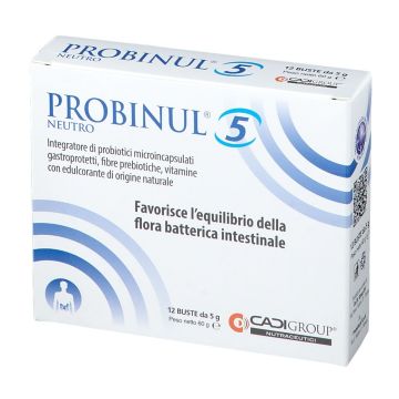Probinul 5 Neutro Integratore Simbiotico 12 Bustine