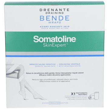 Somatoline Skin Expert Bende Snellenti Drenanti Azione Riducente Urto 1 Applicazione