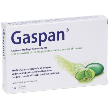 Gaspan Trattamento Disturbi Intestinali 14 Capsule Molli