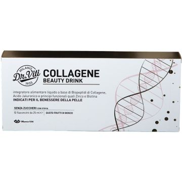 Naturviti Collagene Integratore per la Pelle Antiage 10 Flaconcini