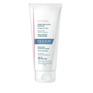 Ducray Ictyane Crema Emolliente Nutritiva Pelle Secca e Molto Secca 200 ml