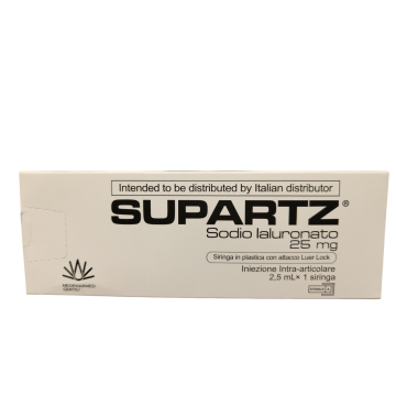Supartz Siringa Intrarticolare Preriempita Acido Ialuronico 2,5 ml 25 Mg 1 Pezzo