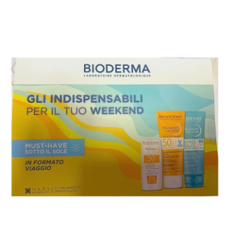 Bioderma travel kit i love the sun 2025 photoderm stick 8 g + photoderm lait ultra spf50+ 100 ml + photoderm gel creme apres soleil 100 ml
