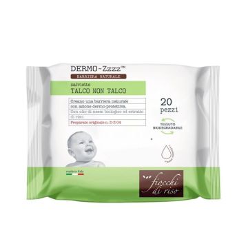 Fiocchi di Riso Talco Non Talco Salviette 20 pezzi