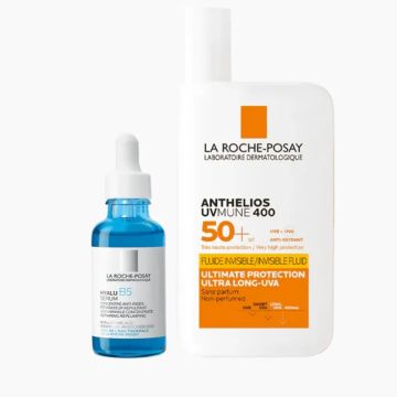La Roche-Posay Anthelios Uvmune 400 Fluido Invisibile SPF50 50 ml + Hyalu B5 10 ml
