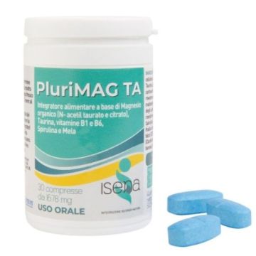 PluriMAG TA Integratore di Magnesio e Vitamina B1 e B6 30 Compresse