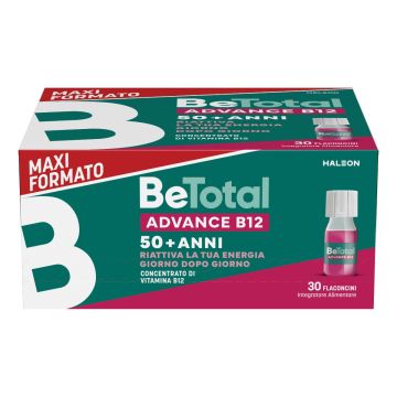 Be-Total Advance B12 Integratore 50+ Anni - 30 Flaconcini 7 ml