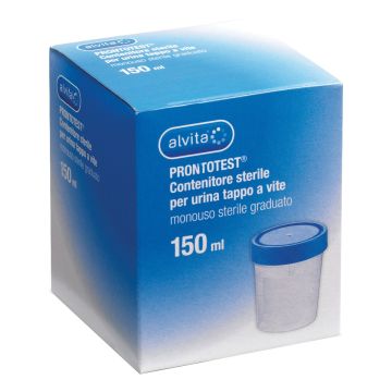 Alvita Contenitore Urine Prontotest Tappo a Vite