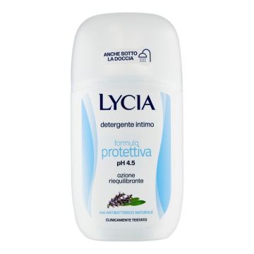 Lycia Detergente Intimo Formula Protettiva Ph 4.5 Con Antibatterico Naturale 200 ml