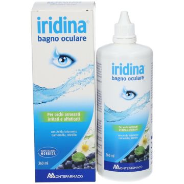 Iridina Bagno Oculare Per Occhi Stanchi e Arrossati Flacone 360 ml