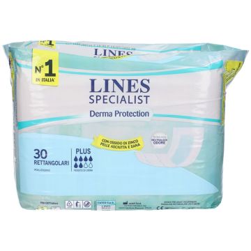 Pannolone per incontinenza lines specialist derma rettangolare 30 pezzi