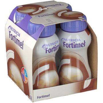 Nutricia Fortimel Integratore Nutrizionale Iperproteico Gusto Cioccolato 4x200 ml