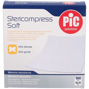 Pic Stericompress Soft Garza TNT 10x10cm 100 Pezzi Sterili
