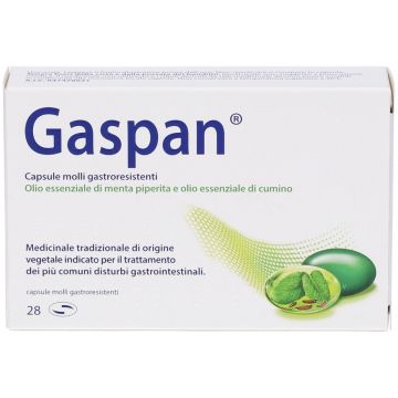 Gaspan Trattamento Disturbi Intestinali 28 Capsule Molli