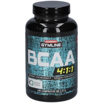 Enervit Gymline Muscle BCAA 4:1:1 Integratore Amminoacidi e Vitamine 180 Compresse