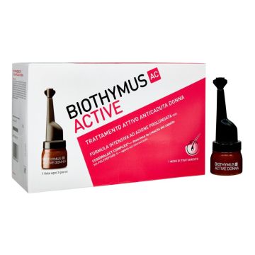Biothymus AC Active Fiale Donna Trattamento Anticaduta 10 Fiale