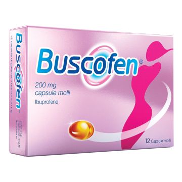 Buscofen 200 mg Ibuprofene Analgesico 12 Capsule Molli