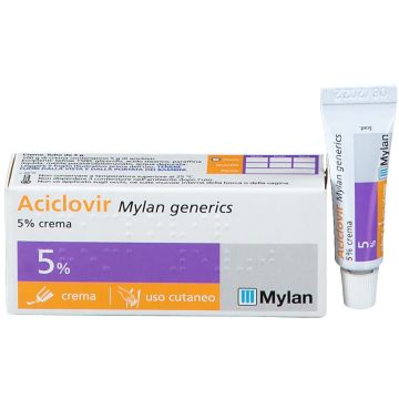 Aciclovir Mylan Generics 5% Herpes Crema 3g