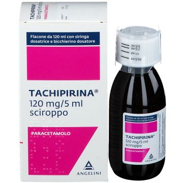 Tachipirina Sciroppo Bambini 120 mg/5 ml Paracetamolo Flacone 120 ml