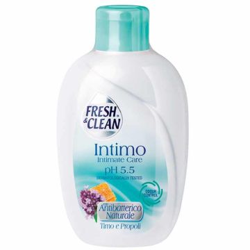 Fresh & Clean Intimo Ph 5.5 Con Antibatterico Naturale Timo E Propoli 200 ml