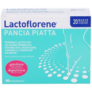 Lactoflorene Pancia Piatta Integratore Gonfiore Addominale 20 Bustine