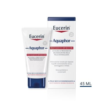 Eucerin Aquaphor Trattamento Riparatore Crema Corpo Pelli Danneggiate 40g