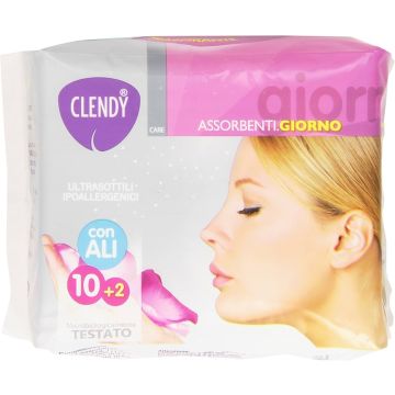 Clendy Assorbenti Giorno Con Ali 12 Pezzi