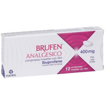Brufen 400 mg Ibuprofene Analgesico 12 Compresse Rivestite