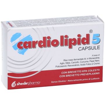 Cardiolipid 5 Integratore Colesterolo 30 Capsule