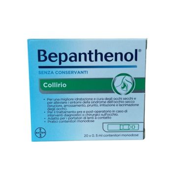 Bepanthenol Collirio 20 Monodose 0,5 ml