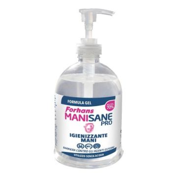Forhans manisane pro igienizzante mani idroalcolico 70% 500 ml